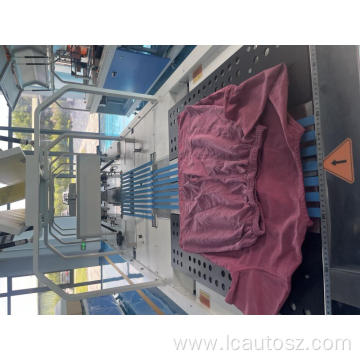 Automatic thin clothes folding and bagging machine
